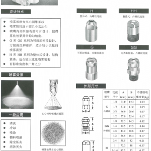 實(shí)心錐噴嘴